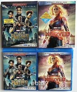 Lot Of 20 Marvel Blu-ray Avengers Captain America Game Guardians Of The Galaxy