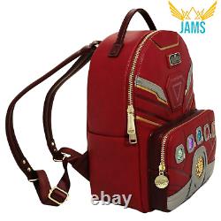 Loungefly Marvel Avengers End Game Iron Man Gauntlet Mini Backpack New