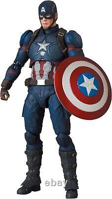 MAFEX No. 130 CAPTAIN AMERICA Avengers Endgame Marvel Medicom Toy Action Figure