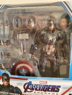 MAFEX No. 130 Captain America Avengers Endgame Marvel Medicom Action Figure NEW