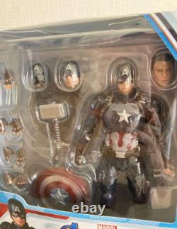 MAFEX No. 130 Captain America Avengers Endgame Marvel Medicom Action Figure NEW