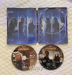 Marvel 4k Steelbook Bulk/Lot x8- Avengers, Spider-Man, Ant Man, Black Panther