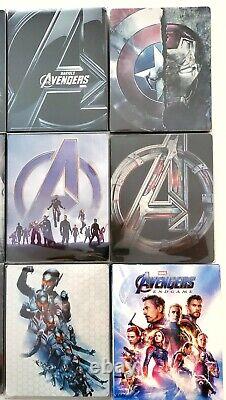 Marvel Avengers Blu-Ray Lot, Steelbook and 4k Antman Wasp End Game Infinity