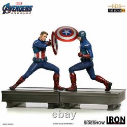 Marvel Avengers Endgame Captain America 2012 Vs 2023 110 Iron Studios Sideshow
