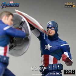 Marvel Avengers Endgame Captain America 2012 Vs 2023 110 Iron Studios Sideshow