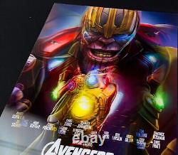 Marvel Avengers Infinity War End Game 4mm PLEX Lenticular Art Print BNG 24x36