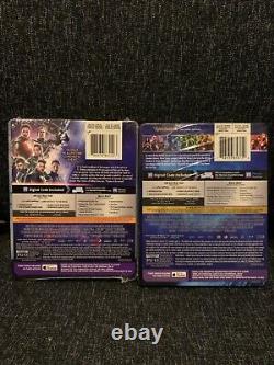 Marvel Avengers Infinity War & Endgame 4K UHD+Blu-ray+Digital Steelbooks BestBuy