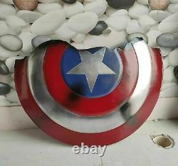 Marvel Captain America Steel Shield metal props Replica cosplay Avengers Endgame