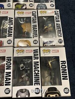 Marvel Funko Pop Lot Of 23 (Avengers Endgame) (In Box) (10-inch)