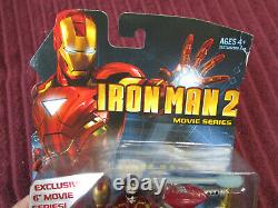 Marvel Legend Movie Series Lot 6 UNMASKED TONY STARK IRON MAN 2 MARK IV ARMOR 4