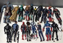 Marvel Legends 6 Action Figure Lot Captain America Korg Spiderman Antman