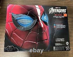 Marvel Legends Avengers Endgame Wearable Iron Spider Electronic Helmet Works