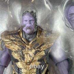 Marvel Legends Infinity Saga Avengers Endgame Iron Man 85 vs Thanos In Hand NEW
