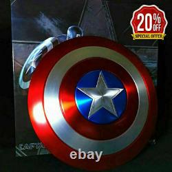 Marvel Red Captain America Shield metal prop Replica cosplay Avengers Endgame
