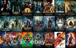 Marvel Studios Cinematic Universe 23 Movie Collection 8 Blu-Ray Avengers Endgame