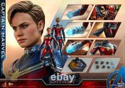 Movie Masterpiece Avengers End Game Captain Marvel Figure Blue 29cm