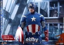 Movie Masterpiece Avengers Endgame Action Figure Captain America 2012 Hot Toys