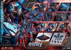 Movie Masterpiece DIECAST Avengers Endgame 1/6 Figure Iron Patriot Action Figure