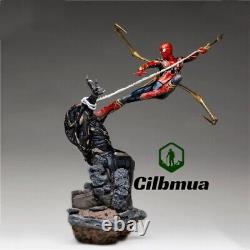 New Avengers Endgame Iron Spider Man Vs Outrider Art 1/10 Statue Collect Gifts