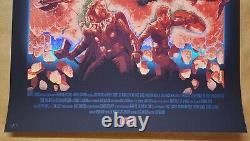 Original Avengers Movie Poster Rainbow Foil John Guydo Endgame War Infini Ultron