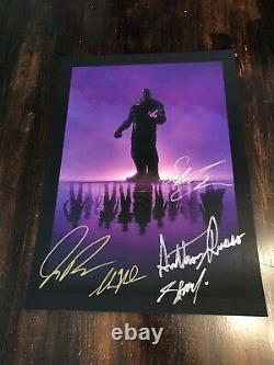 PRICEDROP 2019 SDCC Avengers Endgame Signed Poster 5 Signatures Russo Stan