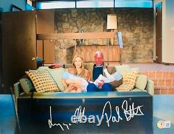 Paul Bettany & Elizabeth Olsen Signed 11x14 Photo Wandavision Witnessed Beckett