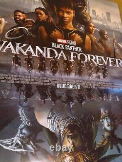 RARE IMAX MARVEL AVENGERS ENDGAME 27x40 DS Original Theater Poster BLACK PANTHER