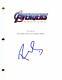Robert Downey Jr Signed Autograph Avengers Endgame Full Movie Script Very Rare