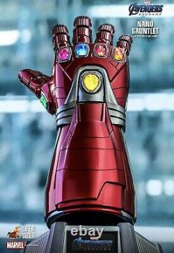 Robert Downey Jr Signed Hot Toys 11 Avengers Endgame Nano Gauntlet BAS Beckett