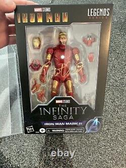 Robert Downey Jr Signed Iron Man Figure Swau COA Avengers Infinity War Endgame