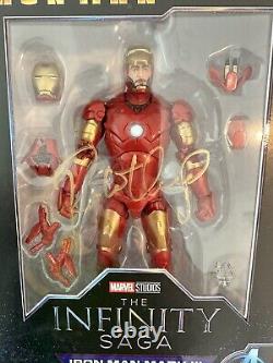Robert Downey Jr Signed Iron Man Figure Swau COA Avengers Infinity War Endgame