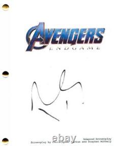 Robert Downey Jr Signed The Avengers Endgame Full Movie Script Autograph