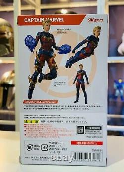 S. H. Figuarts Marvel Captain Marvel (Avengers Endgame Movie) Action Figure Bandai
