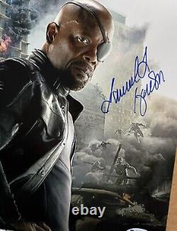 Samuel L Jackson Signed Photo 8x10 Nick Fury Autograph Avengers Endgame Bas Coa