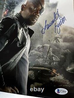 Samuel L Jackson Signed Photo 8x10 Nick Fury Autograph Avengers Endgame Bas Coa