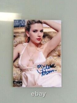 Scarlett Johansson Avengers Endgame Autographed 2L Size Photo NEW