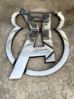 Silver Captain America Shield Avengers Endgame Shield With Standing Stand Gift