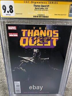 Thanos Quest 1 CGC 9.8 SS Ron Lim Auto Avengers Endgame Movie 11/12