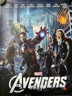 The Avengers Movie Poster CAST SIGNED Stan Lee Endgame Infinity War Marvel RARE