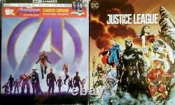 Zack Snyder's Justice League & Avengers Endgame (Blu-ray Steelbooks +Gifts)