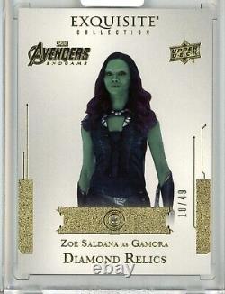 Zoe Saldana 2020 Upper Deck Avengers Endgame & Captain Marvel Movie 10/49 Rare