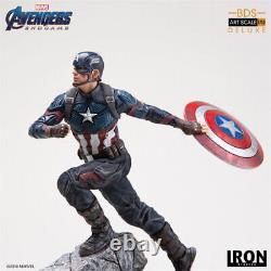 1/10 Iron Studios Avengers Endgame Captain America Deluxe BDS Art Statue Model<br/> 

		<br/>Traduction en français: <br/>   1/10 Iron Studios Avengers Endgame Capitaine America Deluxe BDS Art Statue Modèle