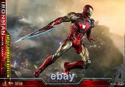 1/6 Hot Toys Mms543d33 Avengers Endgame Iron Man Mark 85 Battle Damaged Version