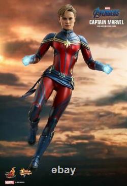 1/6 Hot Toys Mms575 Avengers Endgame Captain Marvel Carol Danvers Film Figure