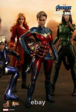 1/6 Hot Toys Mms575 Avengers Endgame Captain Marvel Carol Danvers Film Figure