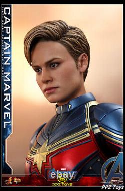 1/6 Jouets Chauds Marvel Avengers 4 Endgame Captain Marvel Collctible Figure Mms575