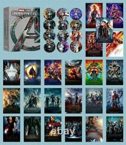 23 Marvel Studios Universe Cinematique Collection Movie 12 DVD Avengers Endgame