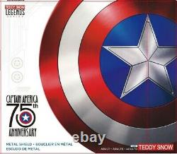 75ème Avengers Captain America Shield Aluminium Metal Shield Film Cosplay