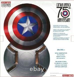 75ème Avengers Captain America Shield Aluminium Metal Shield Film Cosplay
