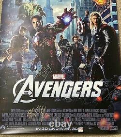 Affiche De Cinéma Avengers Cast Signed Stan Lee Endgame Infinity War Marvel Rare